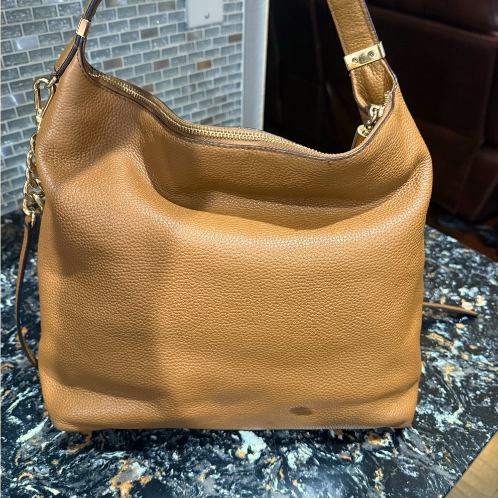 MICHAEL KORS  Weston Tan Leather Bag - Picture 6 of 11